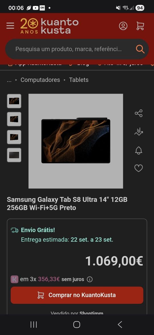 Samsung Tab S8 Ultra 5g, LTE, caixa, acessórios, caixa e capa