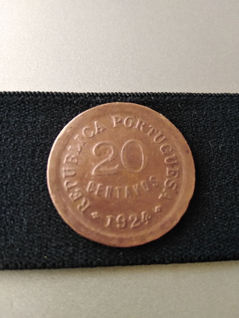 Moeda de 20 centavos de 1924