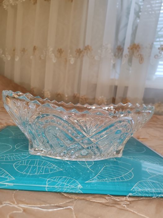 Кришталева/хрустальная ваза