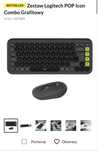 Zestaw Klawiatura Mysz do Apple Macbook  Logitech Pop Icon Combo