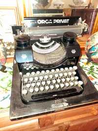 Máquina de escrever marca Orga Privat