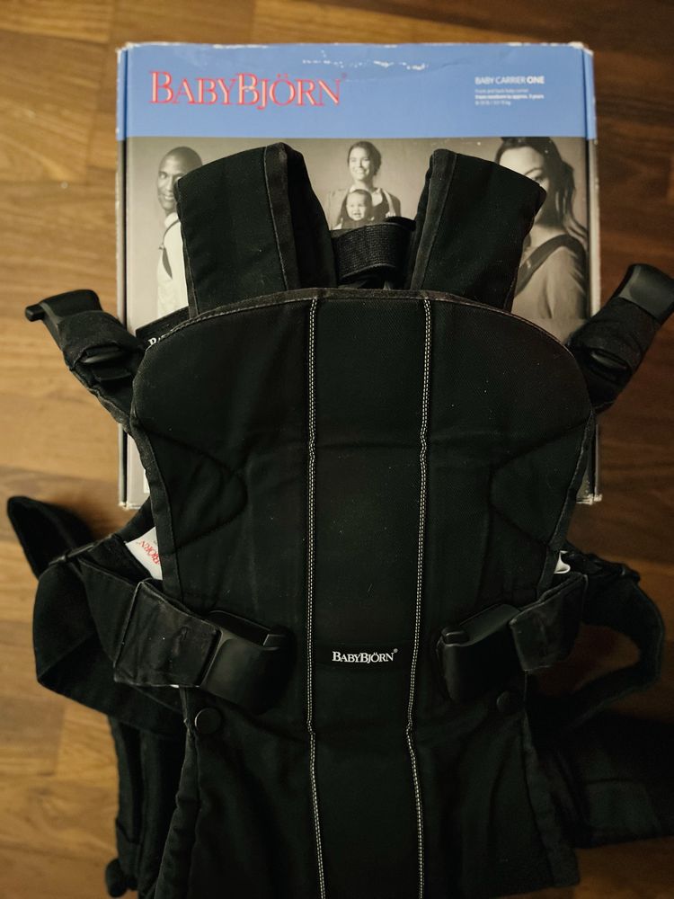 Nosidełko ergonomiczne niemowlęce Babybjorn ONE czarne