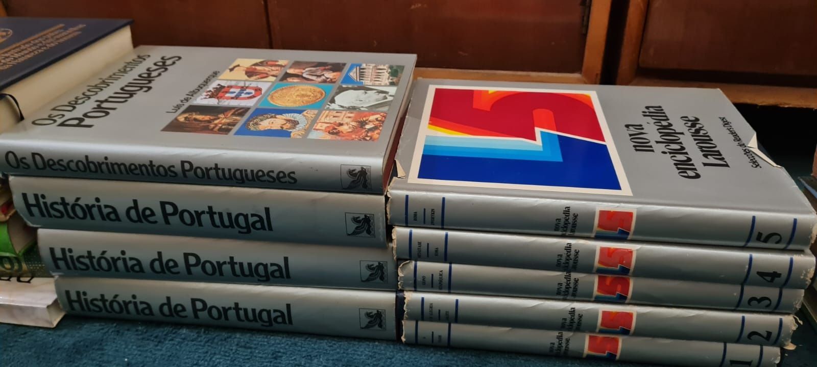 Enciclopédias e vários livros