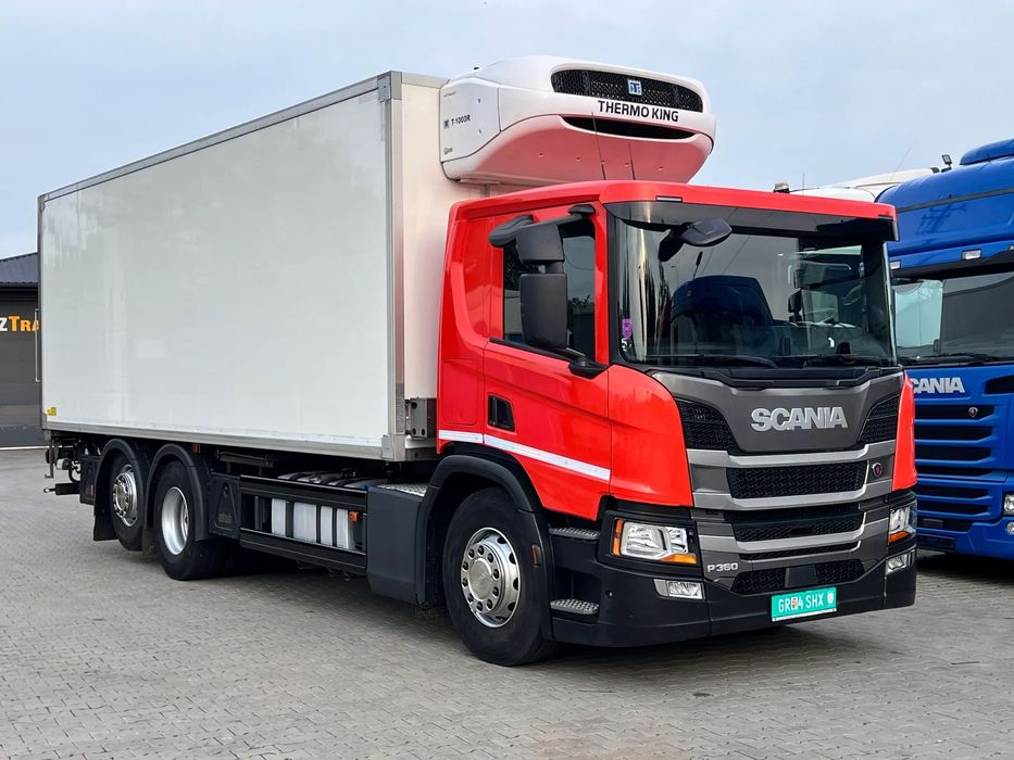 Scania P360 scania po kontrakcie złotym idealny stan chłodnia mroźnia T-1000R 370Tkm jak nowy 6x2/4  P360 scania po kontrakcie złotym idealny stan chłodnia mroźnia T-1000R