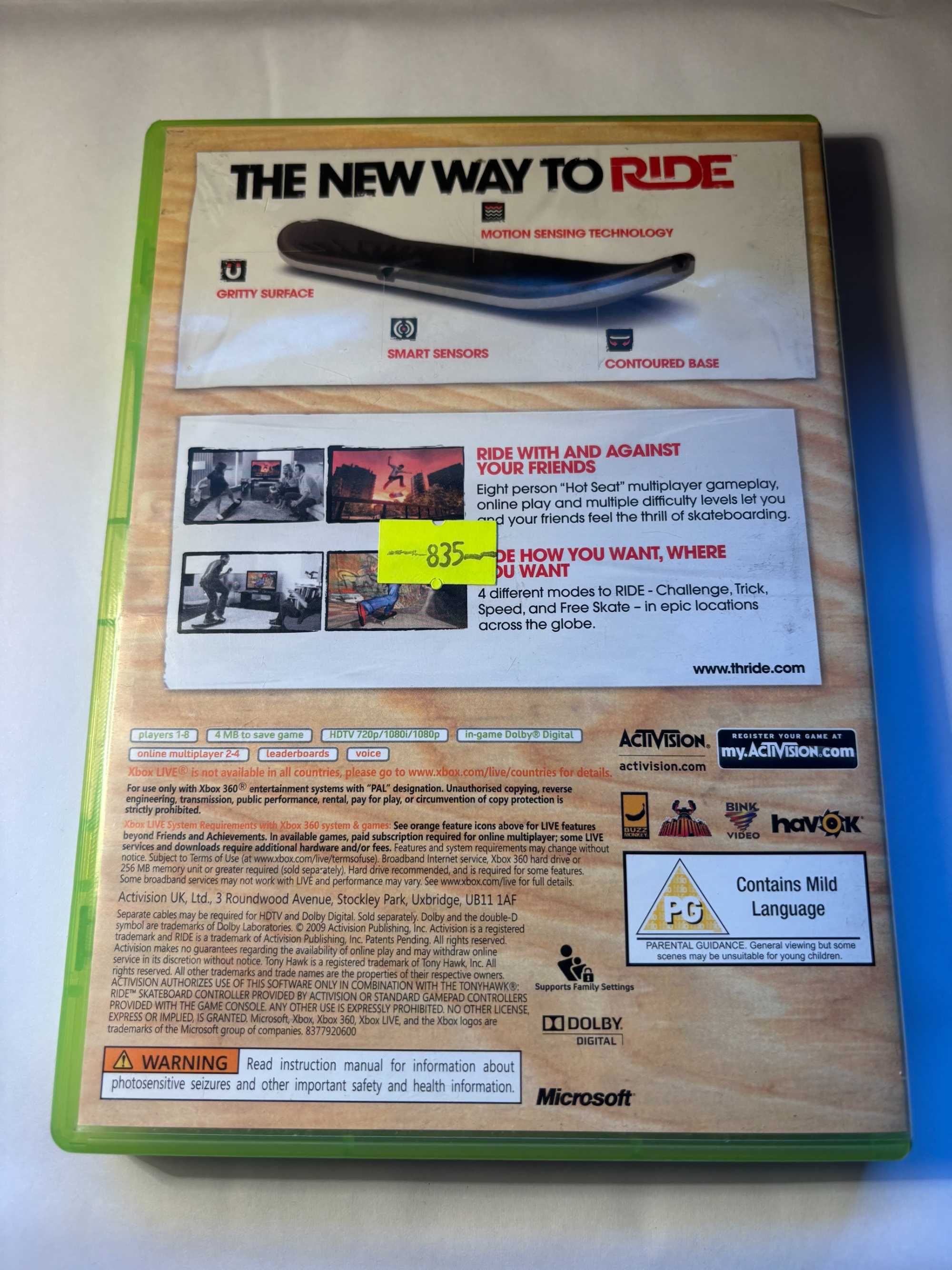 Gra Tony Hawk: RIDE Microsoft Xbox 360 + Gratis