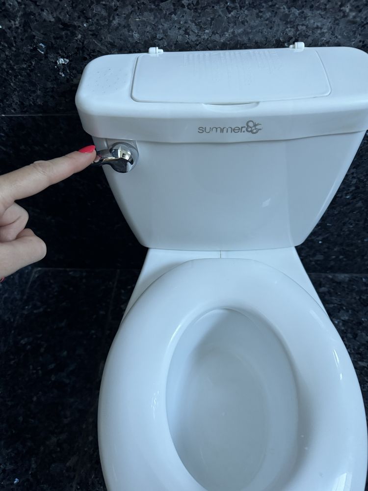 Nocnik dzieciecy, wc z sygnałem wody, jak nowy. Polecam