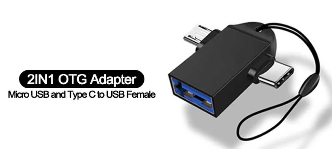 Переходник адаптер Конвертер OTG USB 3.0 Type-C micro USB 2в1