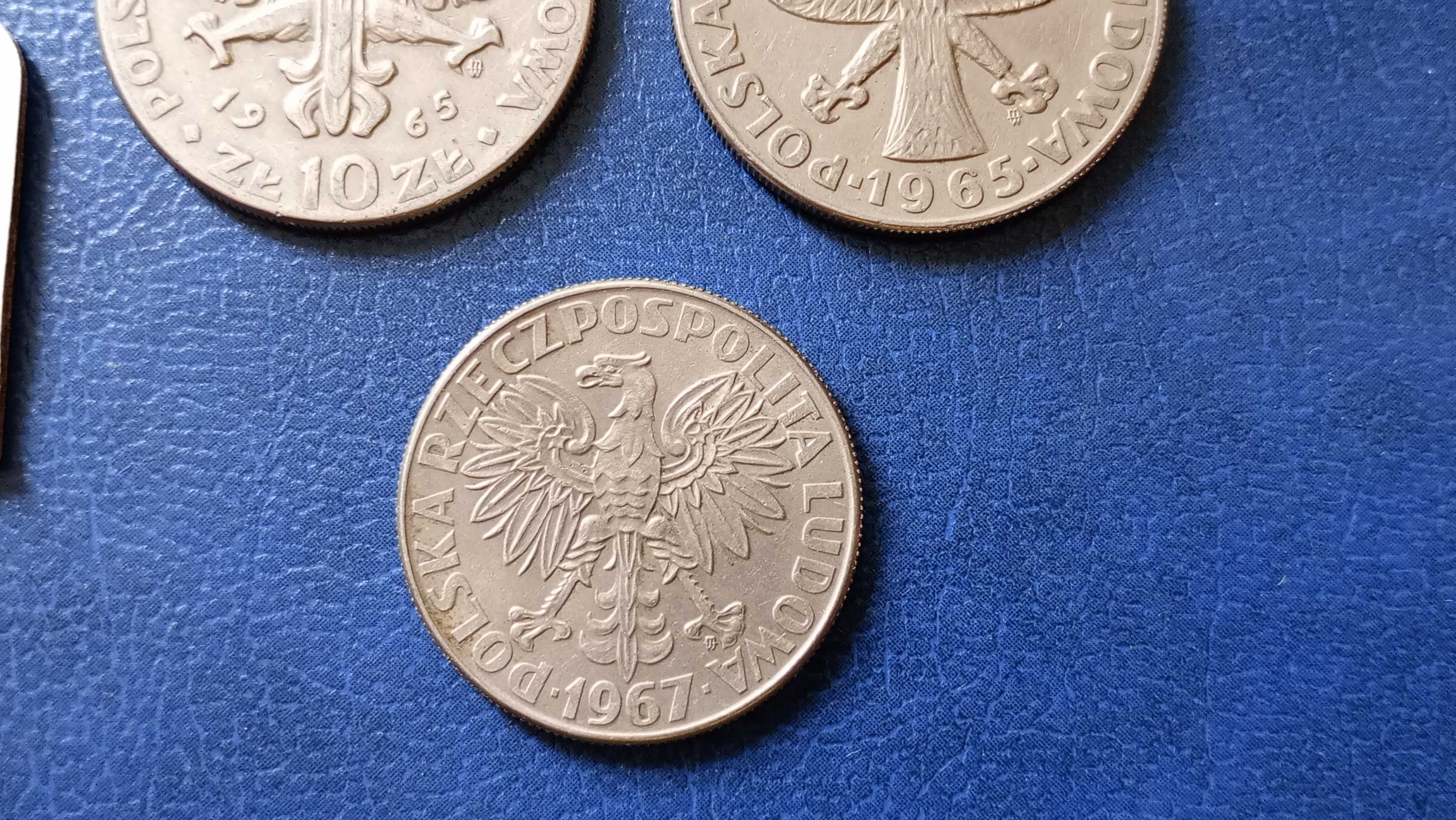 Stare monety Medal 10 zł 10 zł 10 zł zestaw PRL /1