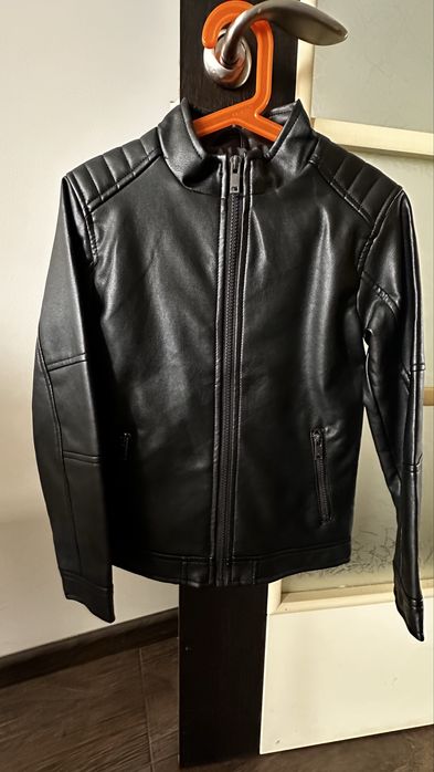 Шкіряна куртка, куртка на хлопчика 134 розмір