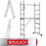 Rusztowanie aluminiowe 2x7 podest roboczy składany drabina 3w1 BAULICH