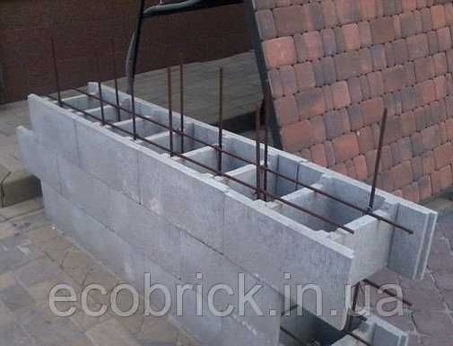 ГазоБлок, Відсівблок, Стовпчик, Блок незнімної опалубки від виробника