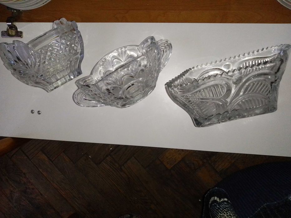 Хрустальних вазочки салатник конфетници СССР