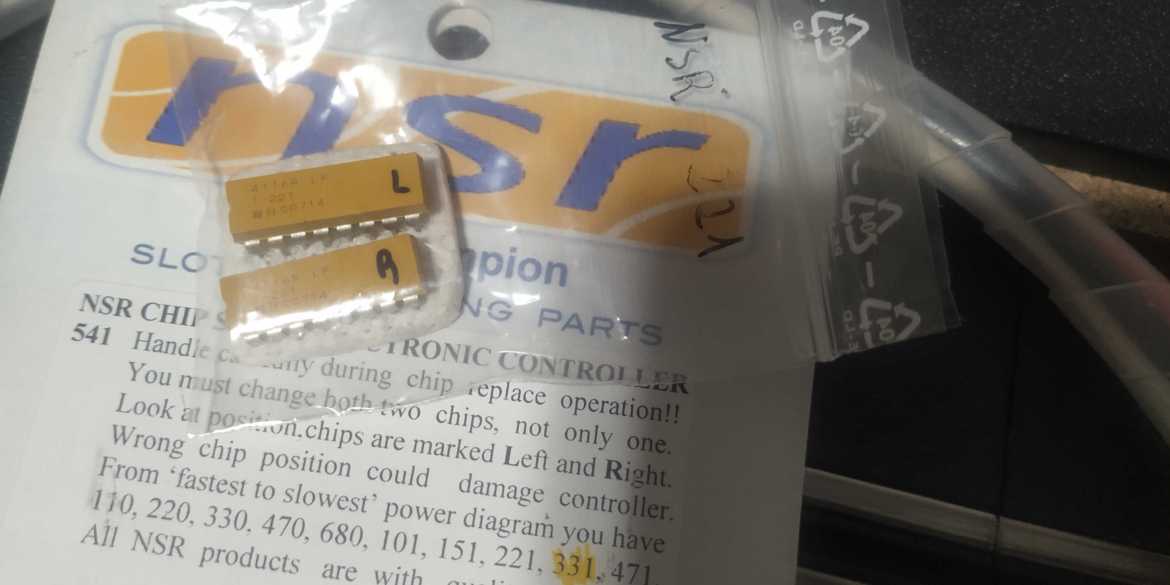 Punho controlador Slot NSR