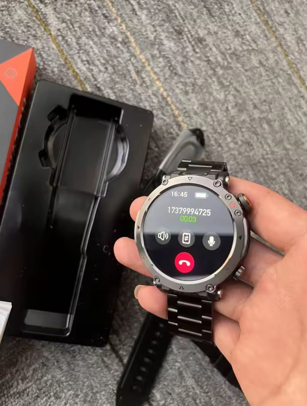 Тактические Смарт часы от 3 до 4 недель.GPS.Compas.ip68. Ultra HD.