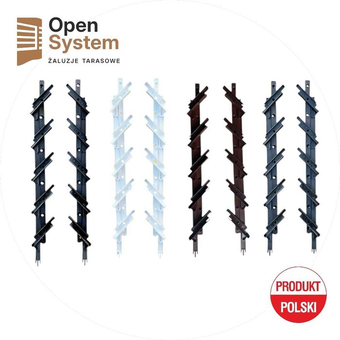 Żaluzja tarasowa uchwyt opensystem + deski 120 cm 5 szt. Producent