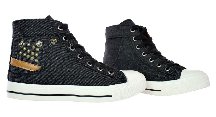 Trampki Damskie Wysokie Buty Sportowe 6141 Rozmiar: 39