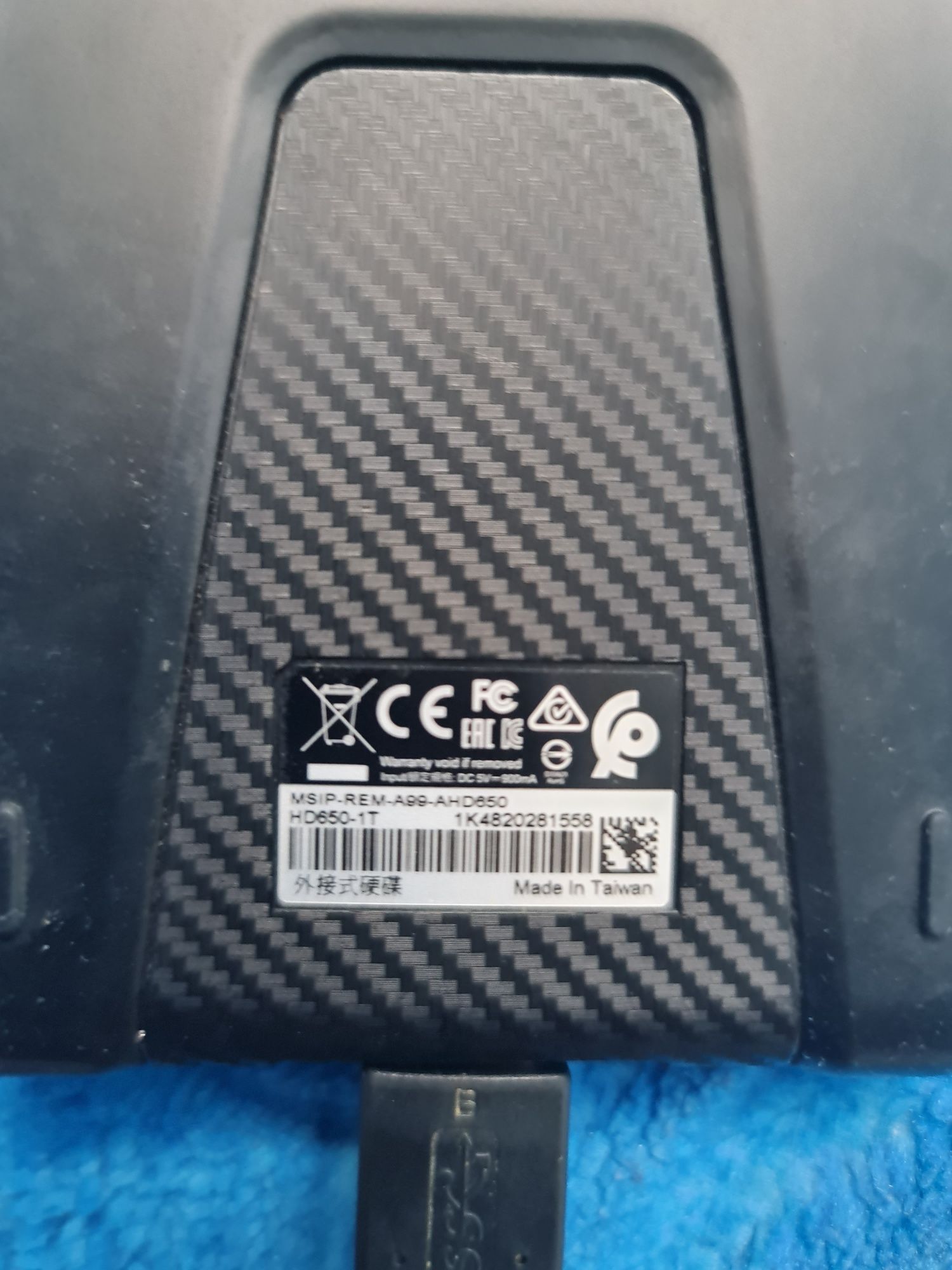 Dysk zewnętrzny Adata hd650 1 Tb