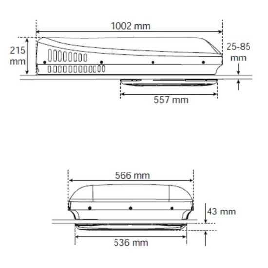 Klimatyzacja do Kampera   Przyczepy  WEBASTO COOL TOP TRAIL