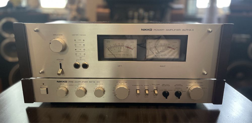 Zestaw stereo Nikko Alpha II- Nikko Beta 20