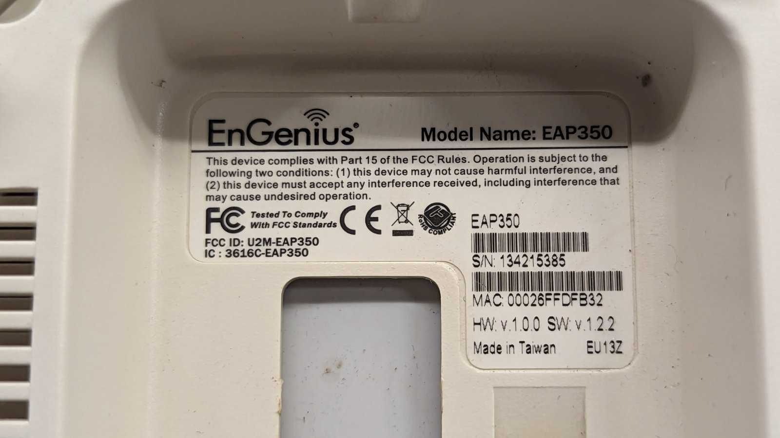 Точка доступа EnGenius EAP350 2,4GHz до 300Mbps