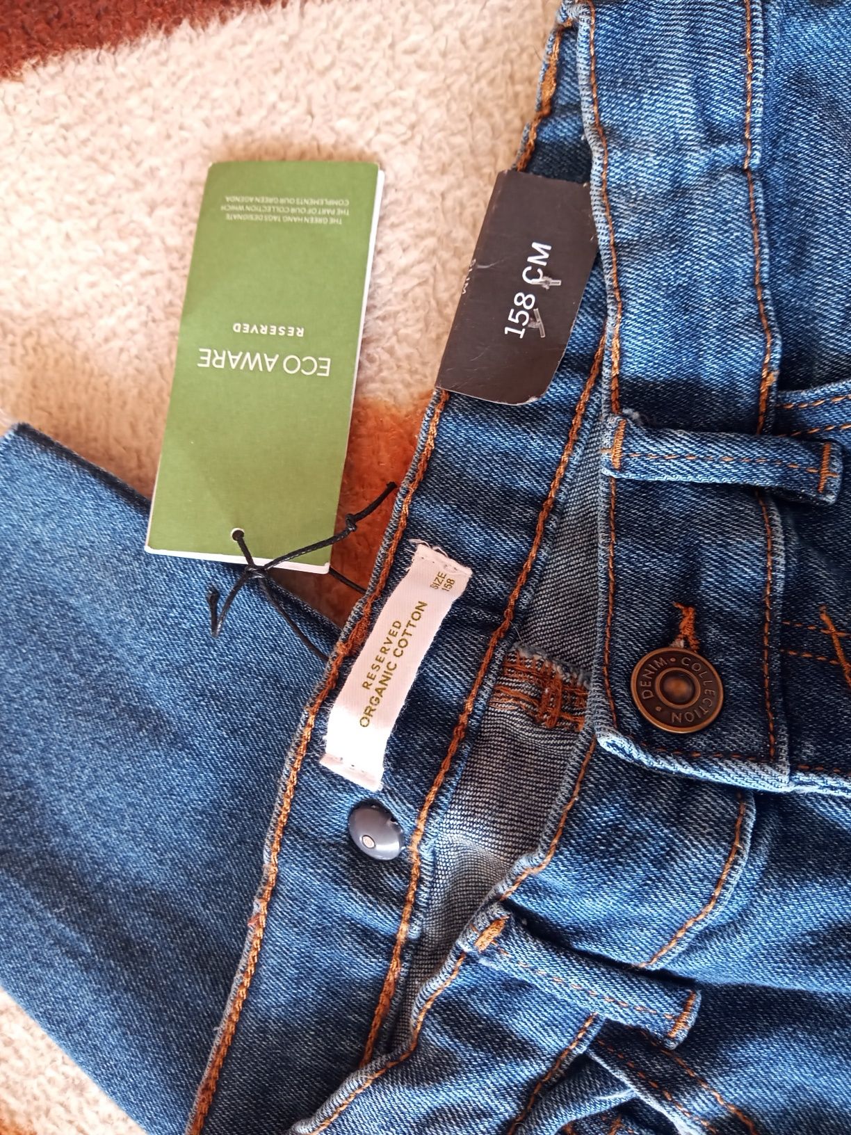 NOWE jeansy Reserved slim 158 cm