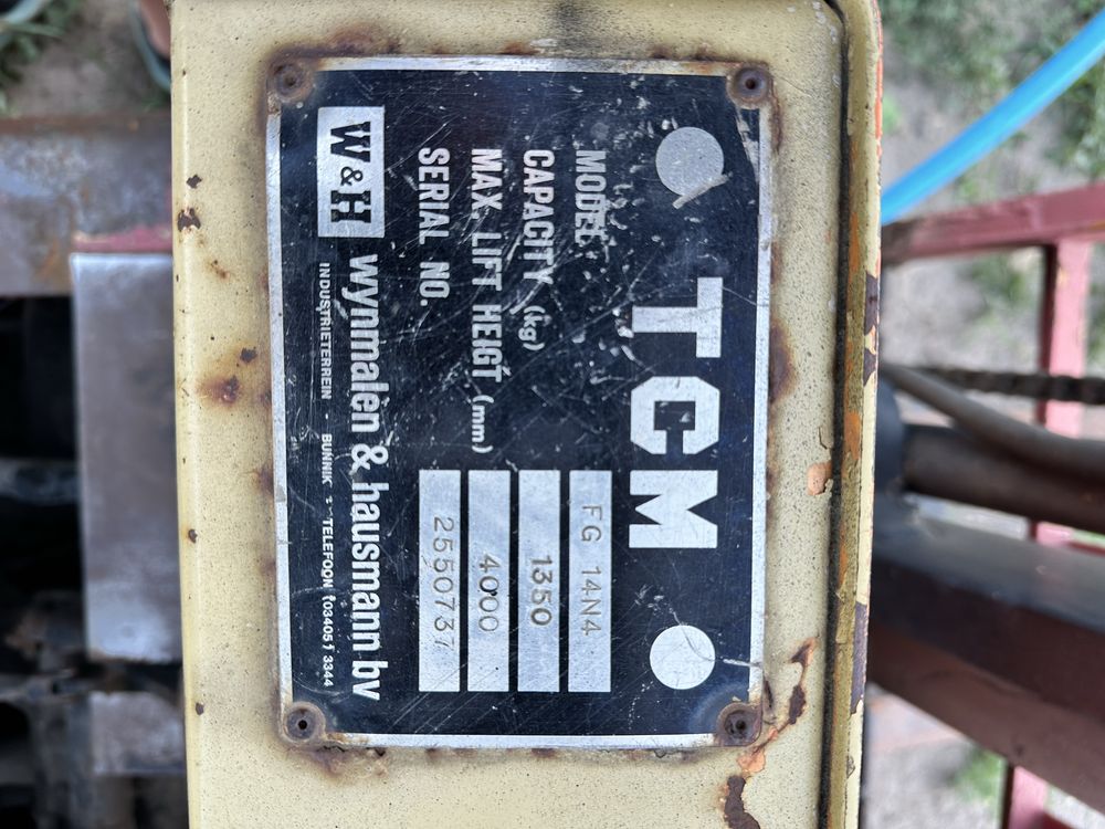 Wozek widłowy TCM