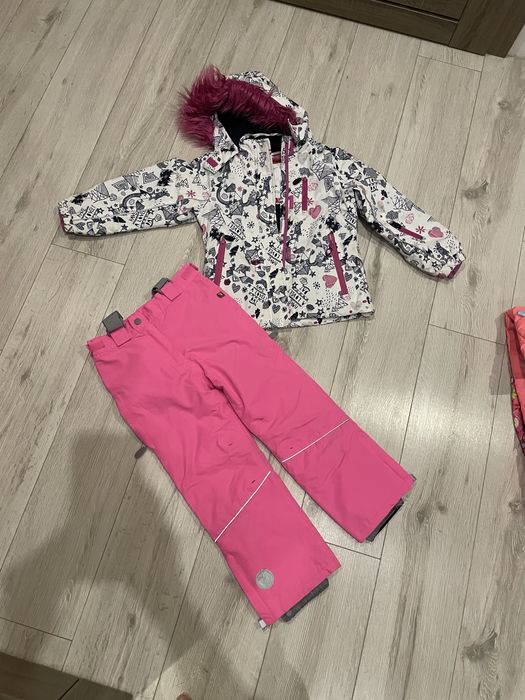 Kombinezon zimowy dla dziewczynki rozmiar 122