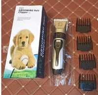 Беспроводная акумуляторная машинка для стрижки животных Pet Grooming