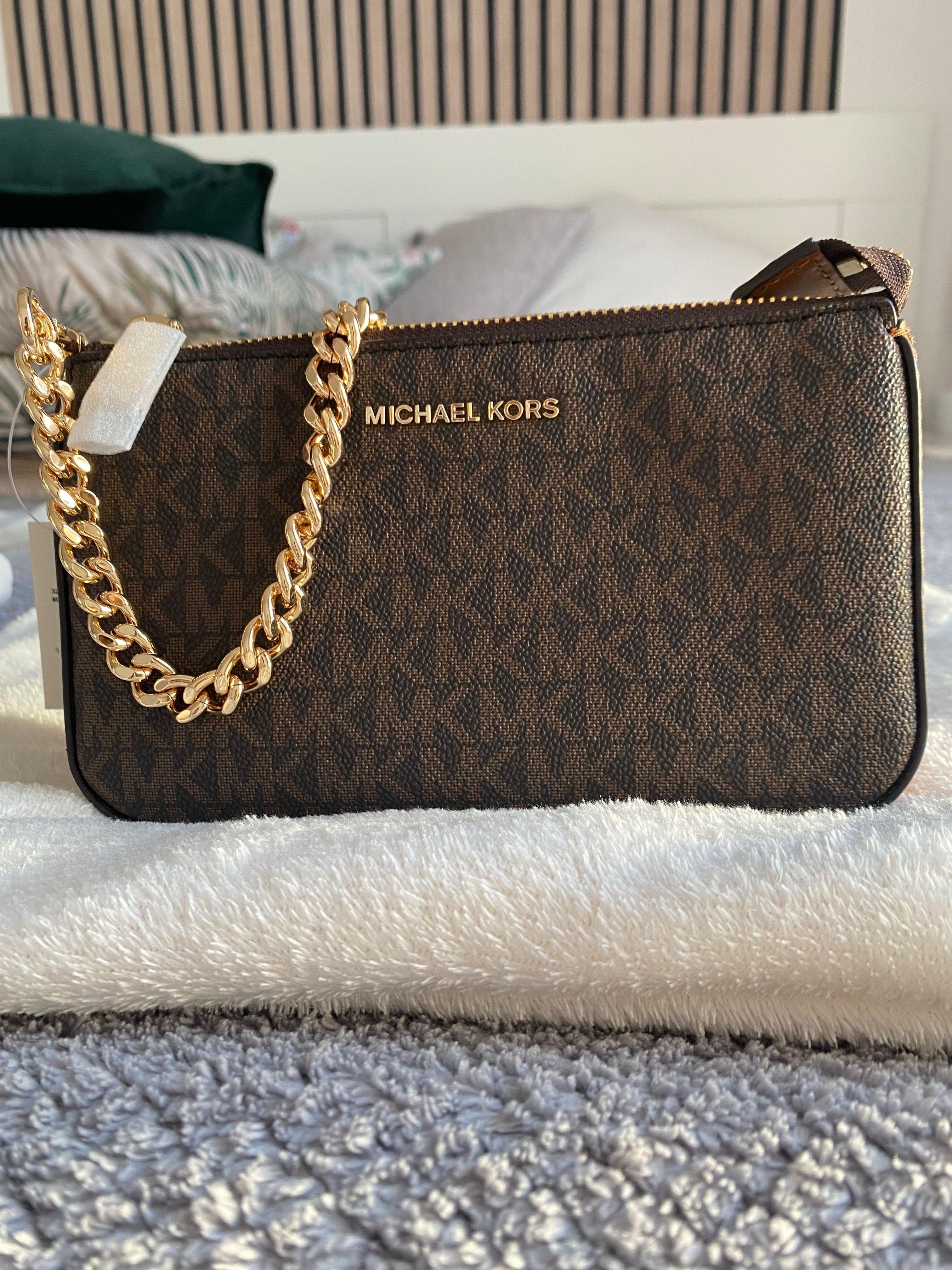 Brązowa torebka Michael Kors Jet Set Bag