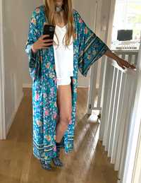 Kimono boho narzutka kaftan szlafroczek warsztaty rozwój