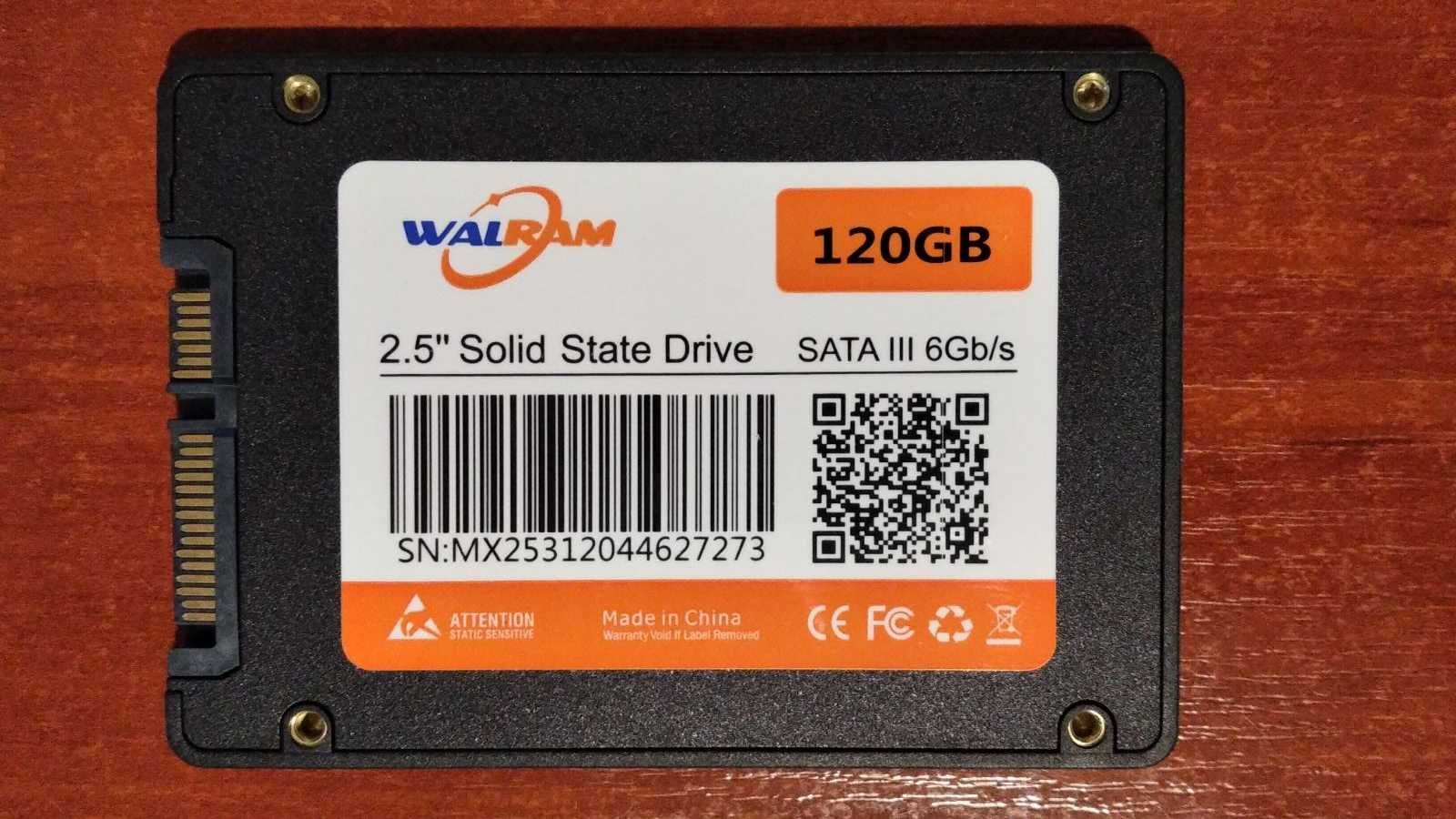 SSD Walram 120Gb - SATAIII - 6Gb/s - Жесткий диск (HDD) - 2.5" - Идеал