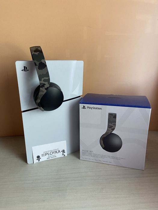 От магазина! Наушники Sony Pulse 3D (Белые, Хаки) + Гарантия!