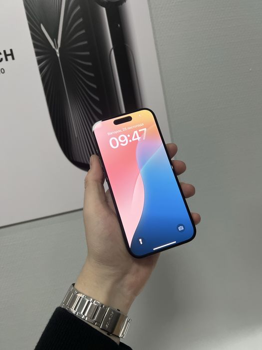 iPhone 15 Pro 256GB Black Esim Refublish 100% 0циклів