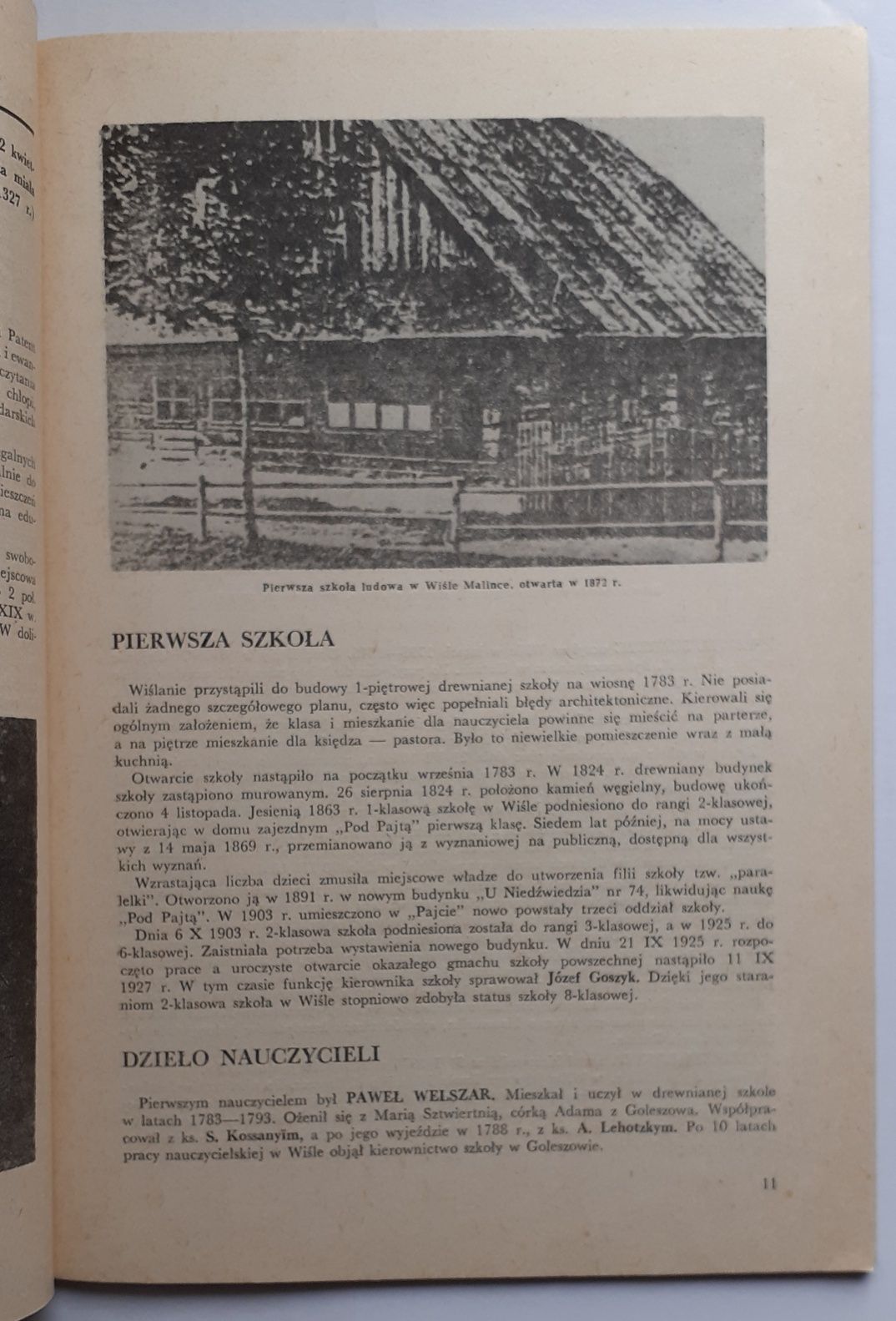 Tradycje wiślańskiego szkolnictwa 1783 - 1983.