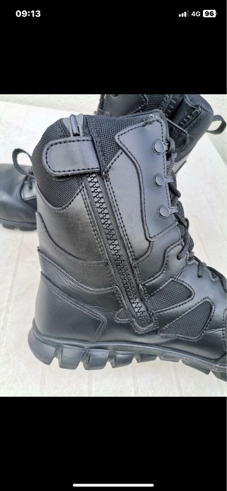Botas Rebook Militares Fecho Lateral
