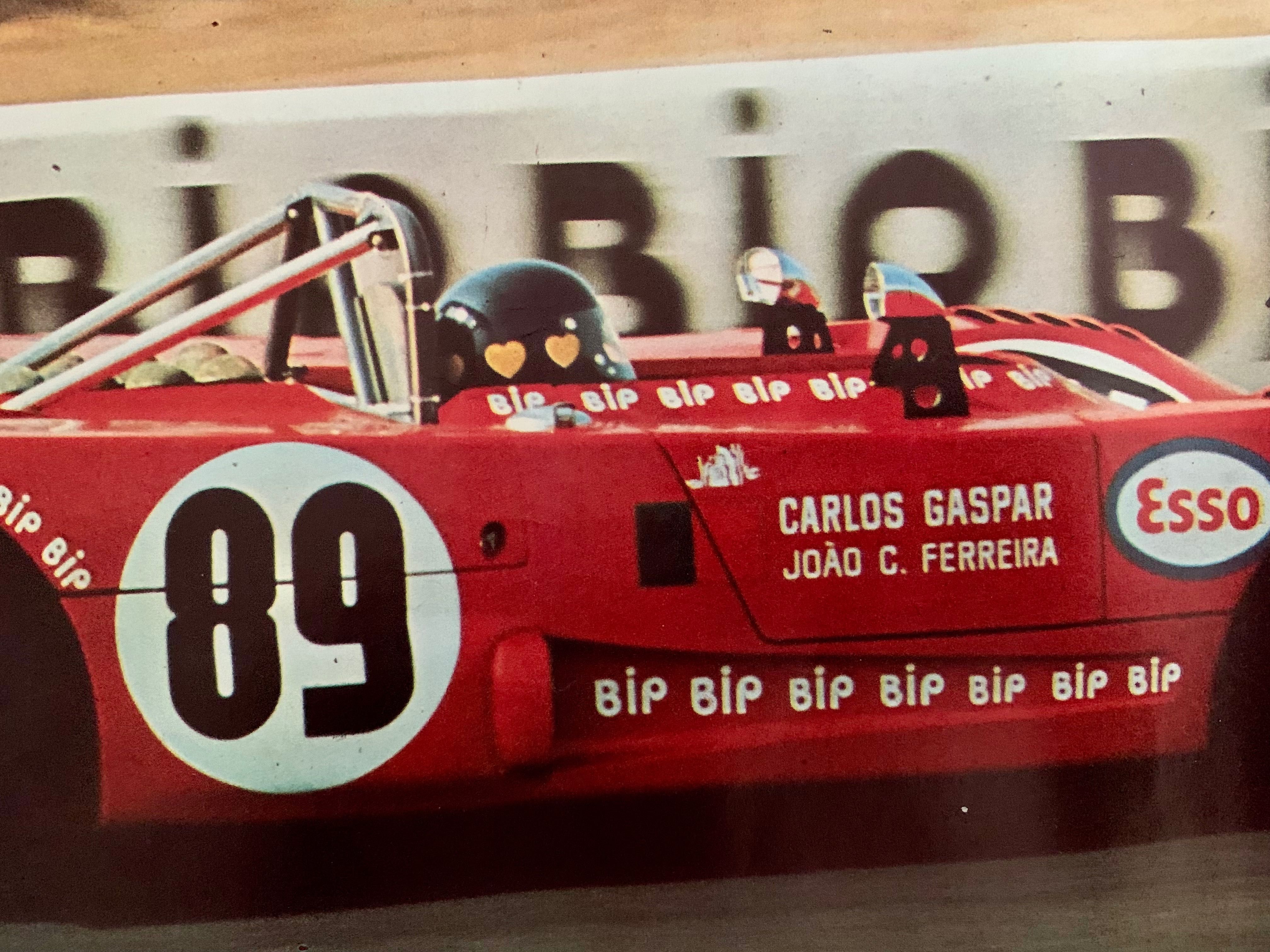 Poster do Jornal O Volante do Lola T280 da equipa BIP