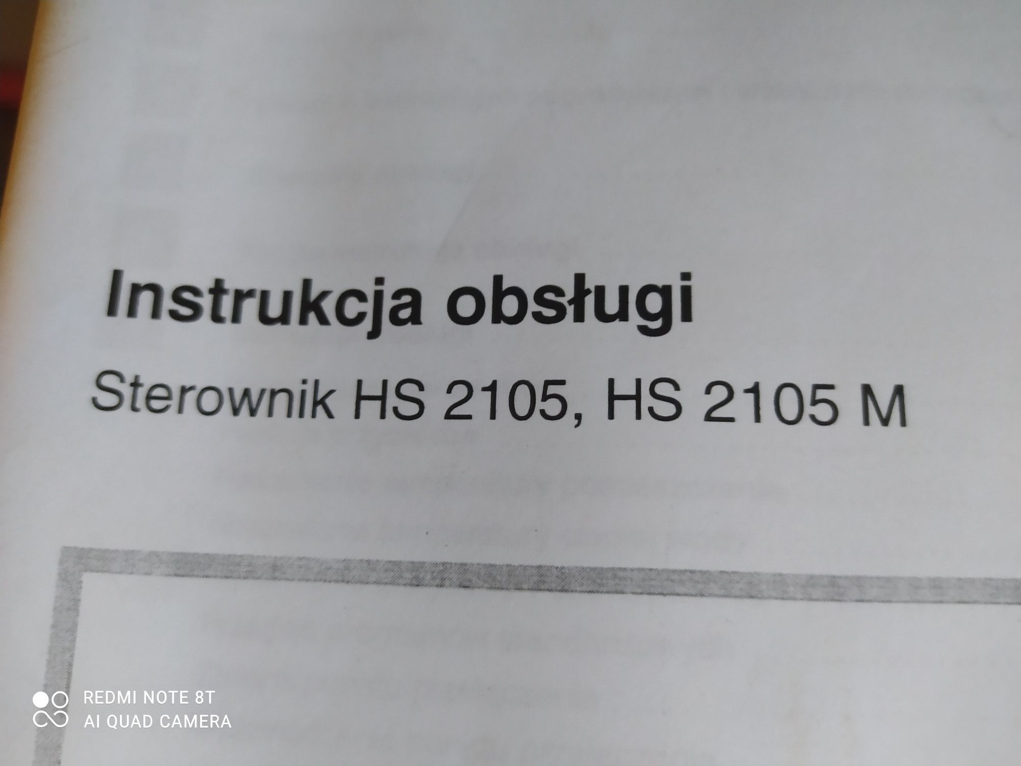 Sterownik Buderus hs2105