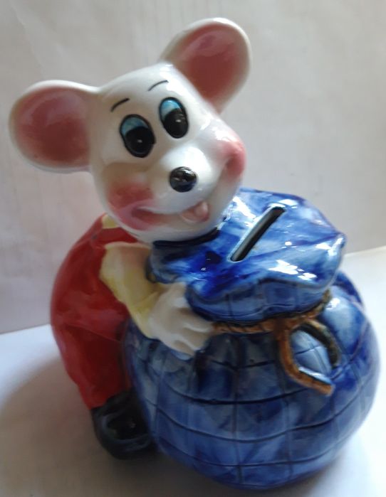 Копилка Мышка банкир.