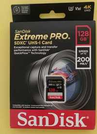 Карта пам'яті SanDisk 128 GB SDXC V30 Extreme PRO (SDSDXXD-128G-GN4IN)