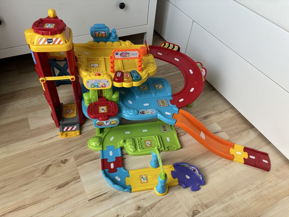 Garaż vtech autka tut tut sprawny