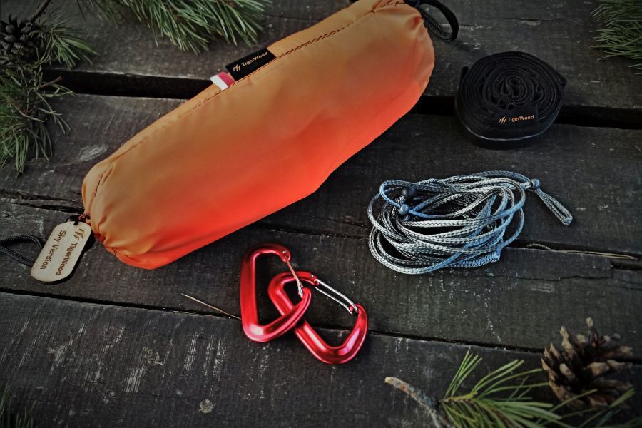 Hamak Ultra lekki TigerWood Sky Version Orange (TW.HWM2-ULORNG)