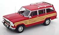 Model 1:18 KK-Scale Jeep Grand Wagoneer 1989 red / wood look