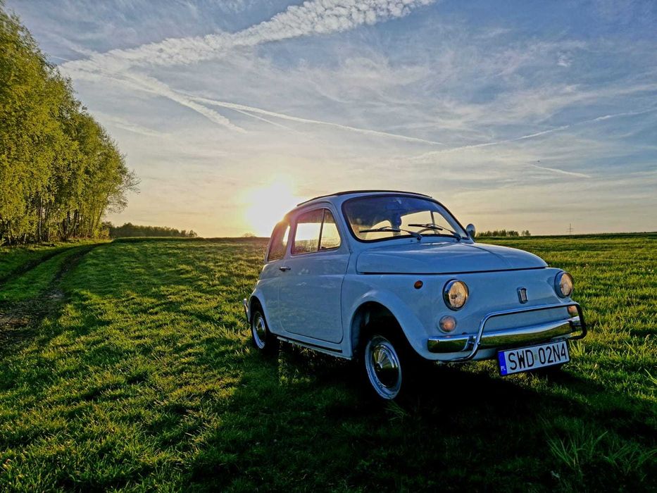 Fiat 500 z 1970 roku! Auto do ślubu, na wesele, jubileusz, sesję