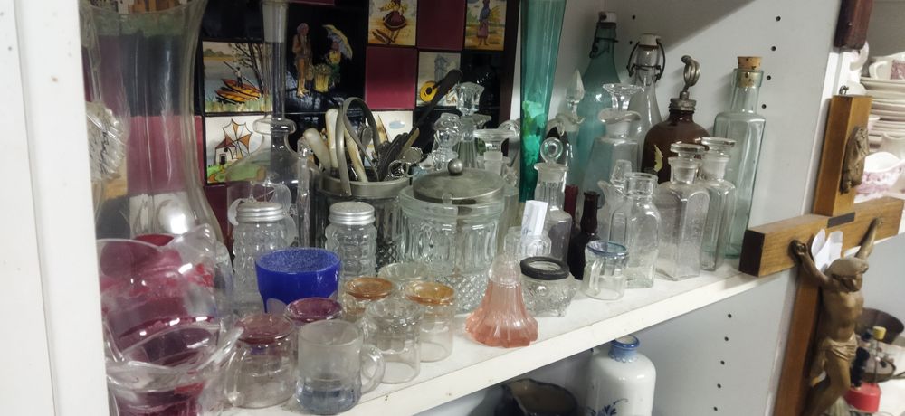 Lote Antiguidades Vidro