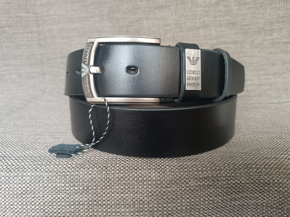 Шкіряний чоловічий ремінь Levis, Giorgio Armani, 100% шкіра