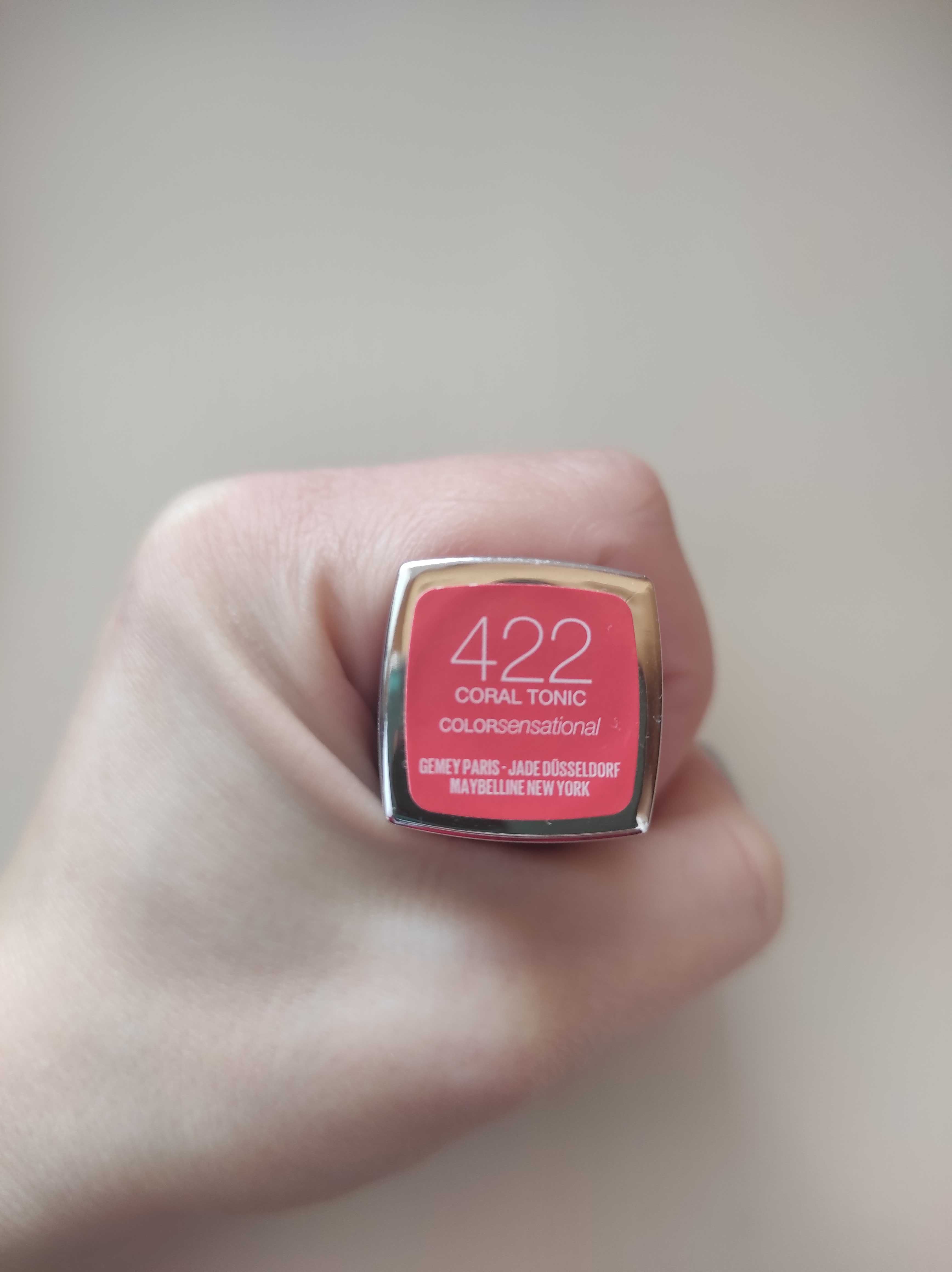 Pomadka koralowa do ust Maybelline coral tonik 422