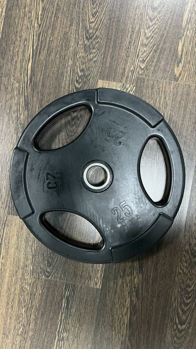 2x discos musculação 25kg ZIVA Novos