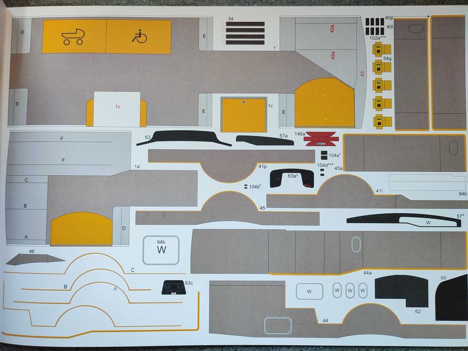 Model kartonowy Angraf 116: autobus SOLARIS URBINO IV