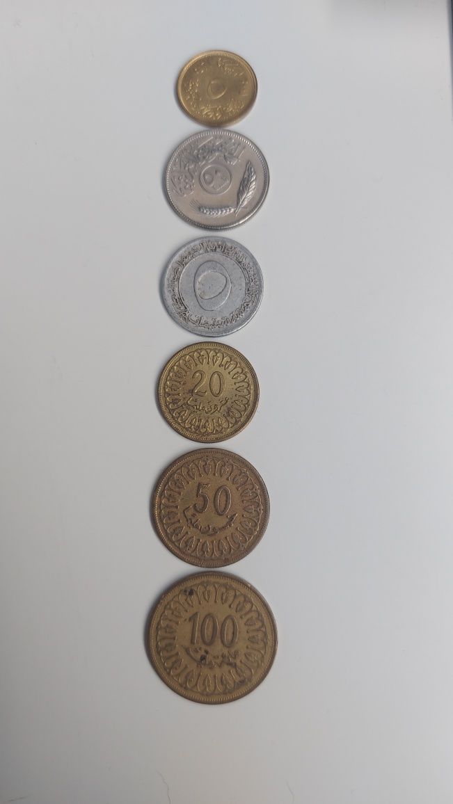 Zestaw monet arabskich (2)