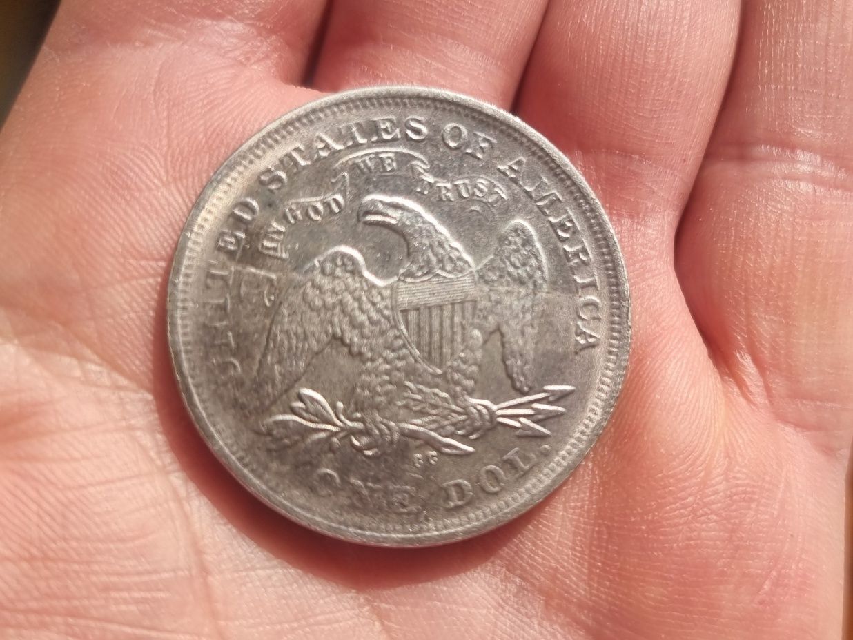 1 dolar 1842 USA kopia